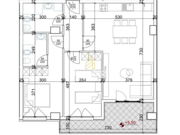 Dy Apartamente 2+1+2 për shitje në Kompleksin “Aura”, Laprakë!