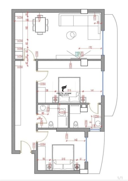 Tirane, shitet apartament 2+1 Kati 6, 110 m² 120.000 € (RRUGA MUHAMET DELIU)