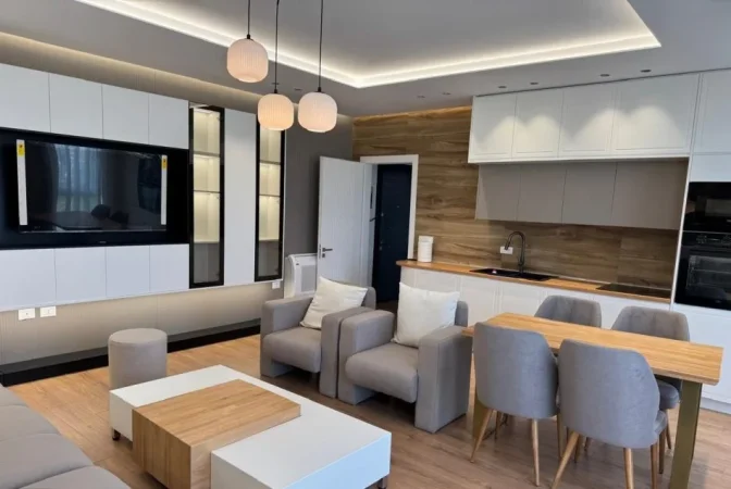 Tirane, jepet me qera apartament 1+1+Ballkon Kati 6, 76 m² 700 € (BULEVARDI I RI)