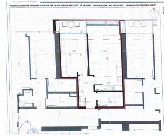 Tirane, jepet me qera apartament 1+1 Kati 6, 79 m² 130.102 € 