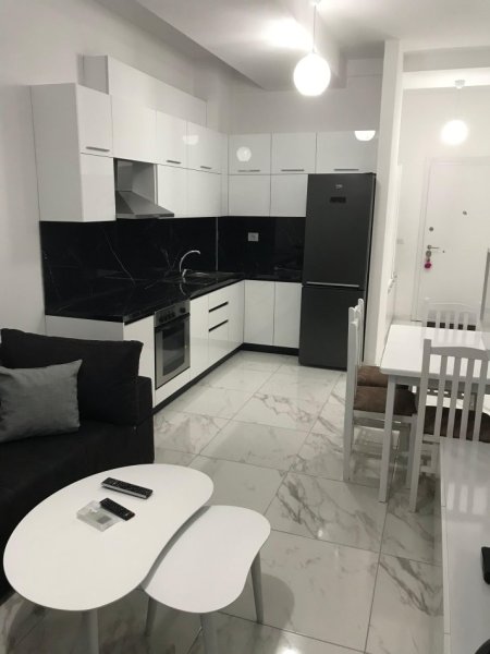 Tirane, jepet me qera apartament 1+1+Ballkon Kati 9, 65 m² 500 € (Rruga Jordan Misja, Rezidenca Marga, Kompleksi Kontakt)