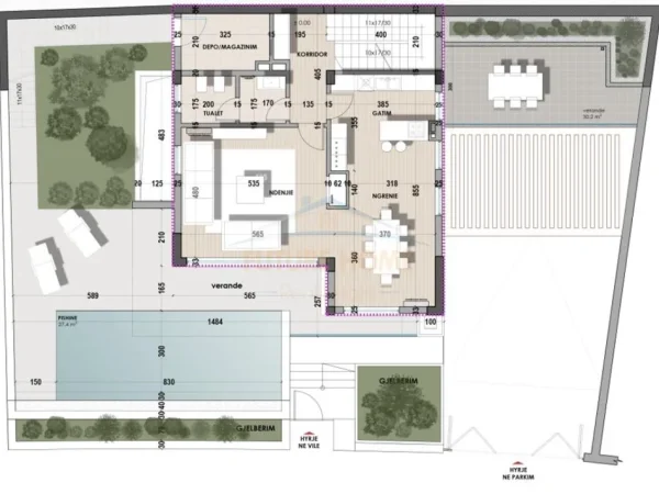 Tirane, shitet Vile 5+1 , 959 m² 800.000 € 