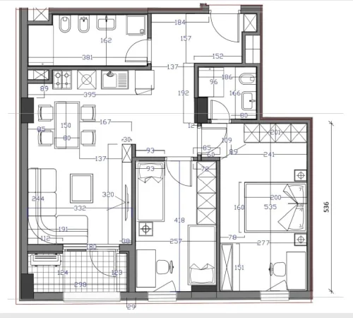 Tirane, shes apartament 2+1+P{ost Parkim Kati 6, 92 m² 237.500 € (siri kodra)