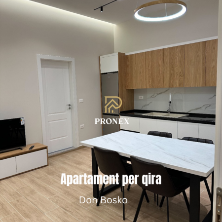 Tirane, jepet me qera apartament 2+1+Ballkon Kati 0, 600 € (Don Bosko)