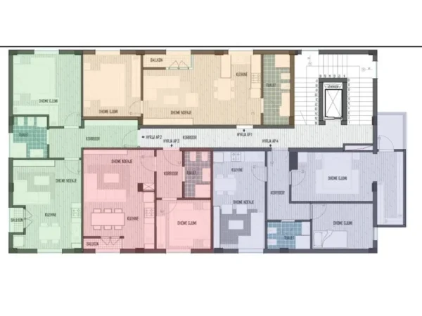 Tirane, Shes Godinë Multifunksionale 5-Katëshe , 1.346 m² 2.000.000 € (Sauk)