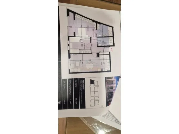 Tirane, shitet apartament 2+1+Ballkon Kati 2, 127 m² (Paskuqan "Diellon Residence", Tiranë)