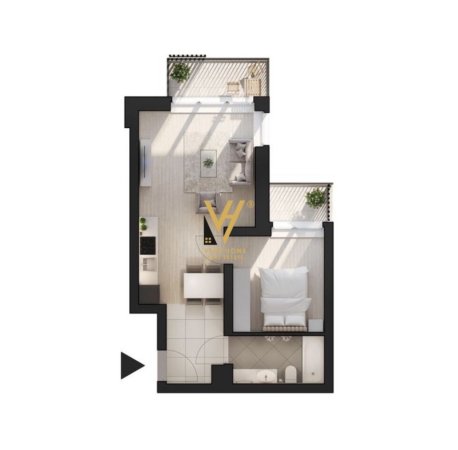Tirane, shitet apartament 1+1 Kati 6, 65 m² 98.000 € (RRUGA E DIBRES, QSUT)