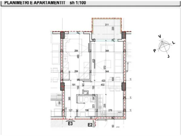 Tirane, shitet apartament 1+1+Ballkon Kati 5, 76 m² 123.000 € (LAPRAKE)
