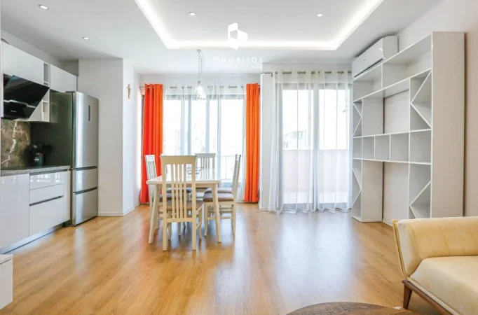 ✨Me Qera: Apt 1+1 Modern & i Dizenjuar me Arkitekt 📍( Yzberisht - Eco Market ) k.7, Pllt i Ri |