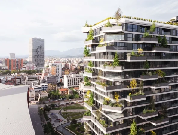 Tirane, shitet apartament 3+1+Ballkon Kati 9, 170 m² 781.000 € (Vertikal Forest)