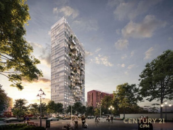 Tirane, jepet me qera zyre Kati 3, 118 m² 4.000 € (DOWNTOWN ONE)