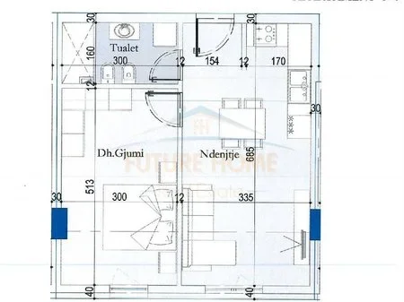 Tirane, shitet apartament 1+1 Kati 1, 59 m² 73.875 € (Casa Italia, Tirana Entry 2)