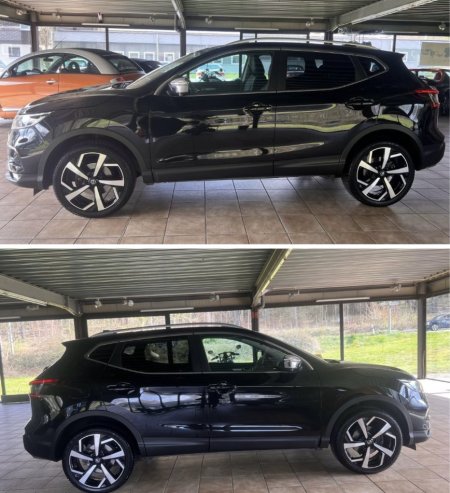 Tirane, shitet SUV Nissan Qashqai Tekna Plus Viti 2018 1.6 dci Nafte, e zeze tiptronik Klima 100.000 km 16.500 €