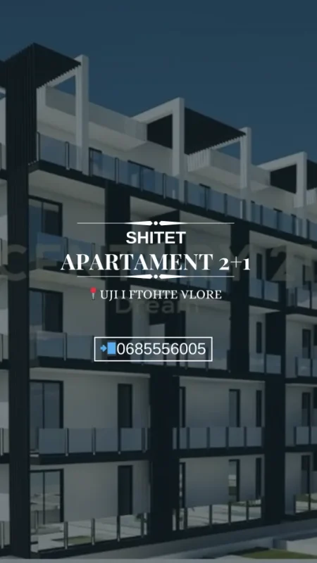 Vlore, shitet apartament 2+1 Kati 4, 101 m²