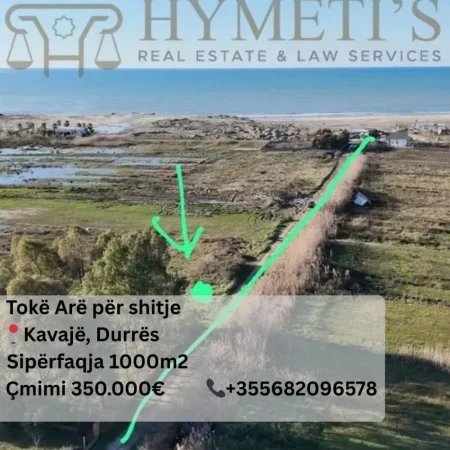Kavaje, shitet toke , 1.000 m² 350.000 € (Kavaje, Qerret)