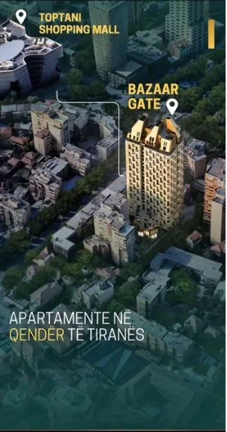 Shitet Apartament 1+1 9-Kateshet ,  256.000 €