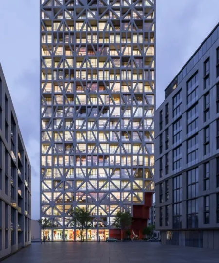 Tirane, shitet apartament 3+1 Kati 17, 132 m² 238.068 € (Xhamlliku)