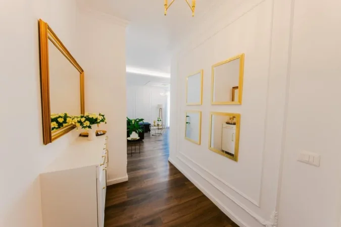 Tirane, jepet me qera apartament 1+1 Kati 9, 75 m² 550 € (Astir Prane Vila L)