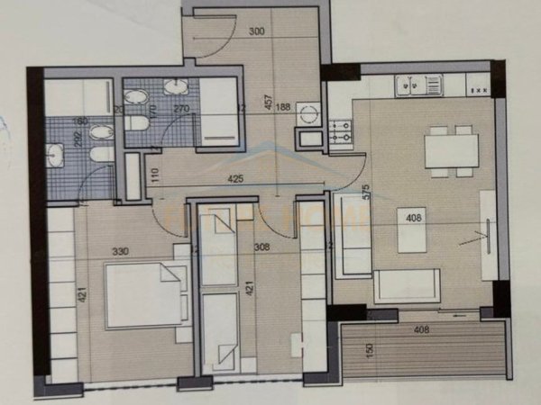 Tirane, shitet apartament 2+1+Ballkon Kati 3, 111 m² 121.000 € 