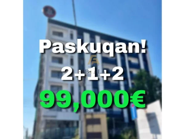 Tirane, shitet apartament 2+1+2 Kati 1, 95 m² 99.000 € (Paskuqan)