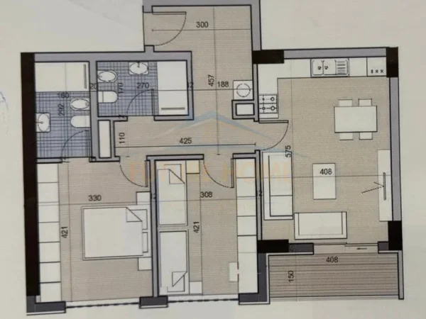 Tirane, shitet apartament 2+1+Ballkon Kati 2, 106 m² 116.000 € 