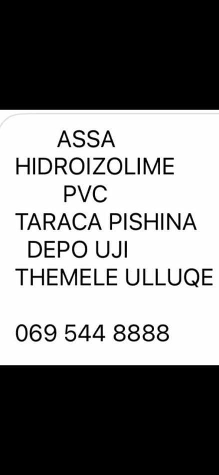 Tirane, ofroj HIDROIZOLIME ME GARANCI
