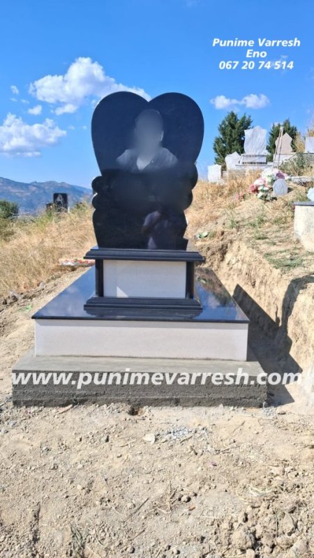 Tirane, ofroj Punime Varresh Elbasan - Modele Varresh Ne Forme Zemre - Granit Dhe Mermer