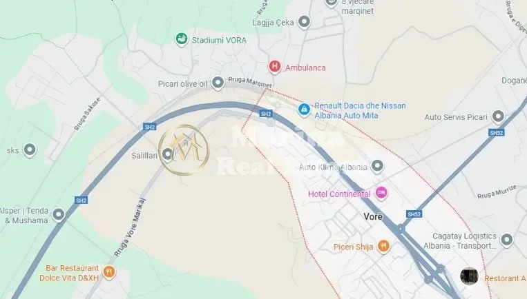 Tirane, shitet , 5.355 m² 481.950 € (Vore)