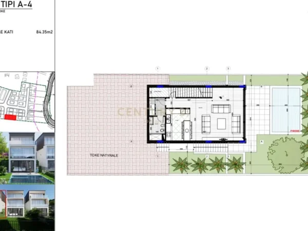 Tirane, shitet Vile 4+1+Ballkon , 461 m² (LIQENI I FARKES)
