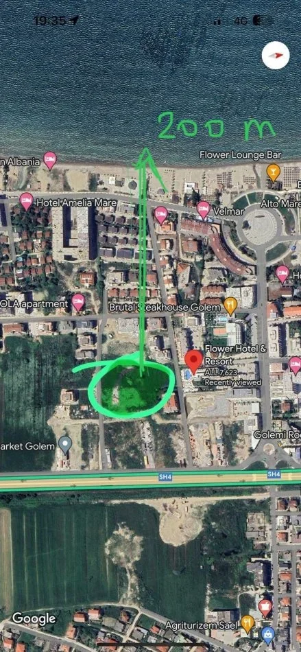 Durres, shitet garsonier Kati 5, 41 m² 55.000 € (DURRES)
