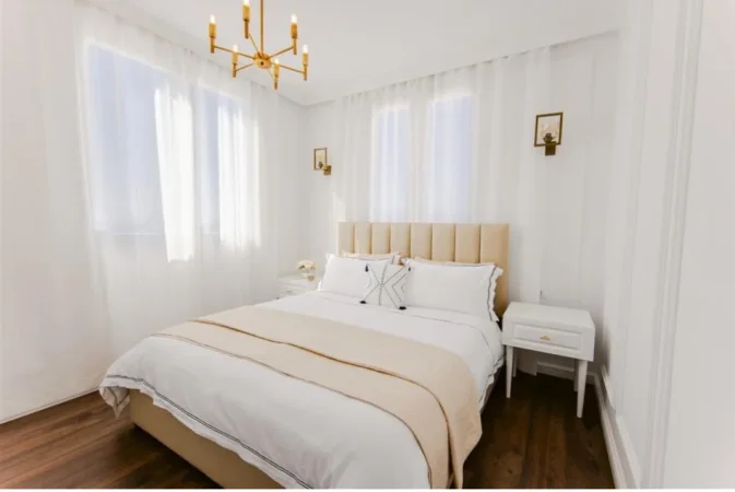 Astir, jepet me qera Super apartament 1+1+bllk Kati 9, 75 m² 550 € (Astir te Vila L 2)