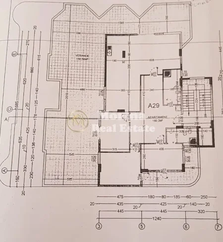 Durres, shitet apartament 3+1 Kati 8, 330 m² 200.000€ (Rruga Hysen Myshketa)