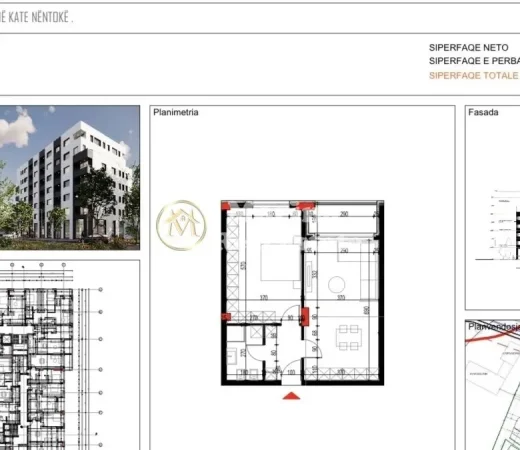 Tirane, shitet apartament 1+1 Kati 2, 80 m² 113.300 € (Kamez)