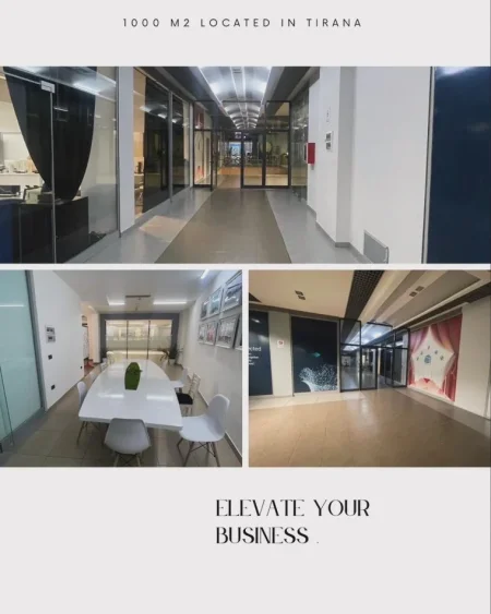 Tirane, jepet me qera ambjent biznesi Kati 2, 1.000 m² 10.000 € (Ish profarma)