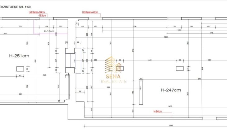 Tirane, jepet me qera ambjent biznesi Kati 0, 200 m² 3700 € (Rruga Sami Frasheri)