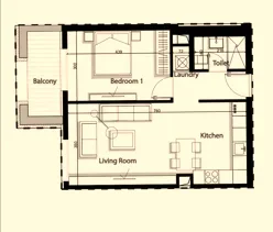 Vlore, shes apartament 1+1+Ballkon Kati 2, 82 m² (Green Terrace Residence)