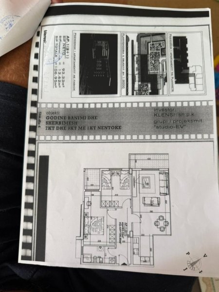 Tirane, shitet apartament 2+1+Ballkon Kati 3, 107 m² 155.000 € (Pranë Bar Ikon, Astir)