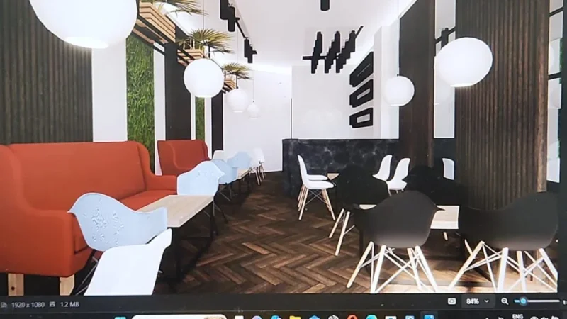 Tirane, shitet bar-kafe Kati 0, 40 m² 95.000 €