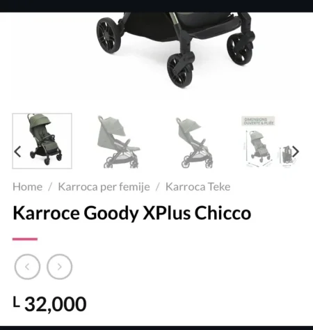Tirane, shes Karroce Chicco Goody XPLus 220 € ulje