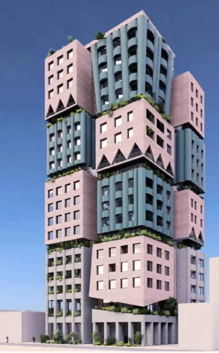 Tirane, shitet apartament 1+1 Kati 12, 82 m² 