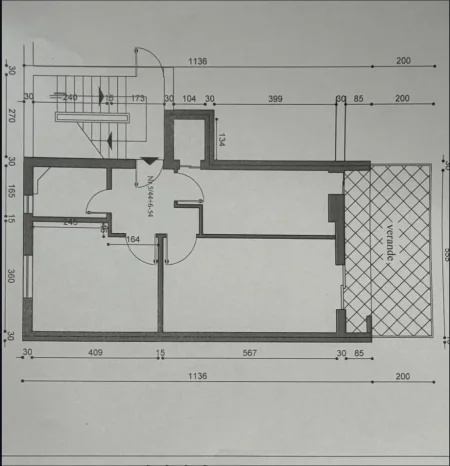 Tirane, shitet apartament 2+1 Kati 5, 80 m² 125.000 € (Rruga myslym keta)
