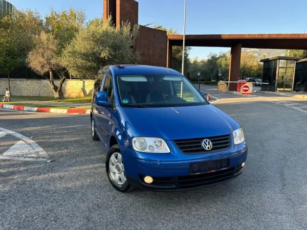 Tirane, shes makine VOLKSWAGEN CADDY BENZIN GAZ Benzin+Gaz, blu manuale Klima 214.000 km