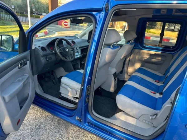 Tirane, shes makine VOLKSWAGEN CADDY BENZIN GAZ Benzin+Gaz, blu manuale Klima 214.000 km