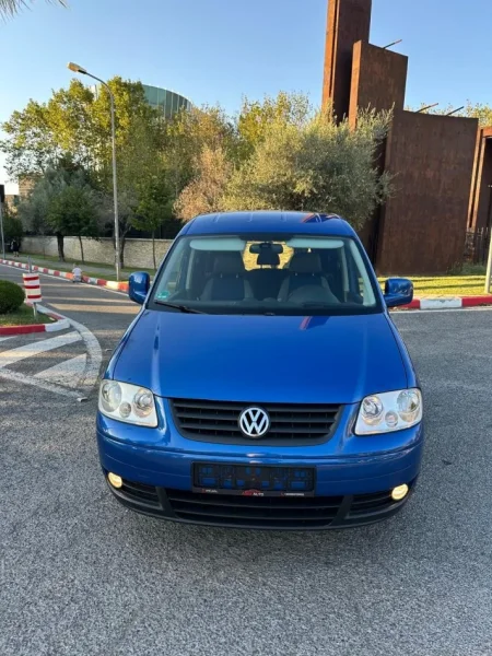 Tirane, shes makine VOLKSWAGEN CADDY BENZIN GAZ Benzin+Gaz, blu manuale Klima 214.000 km