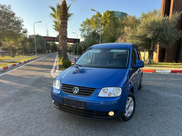 Tirane, shes makine VOLKSWAGEN CADDY BENZIN GAZ Benzin+Gaz, blu manuale Klima 214.000 km