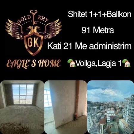 Durres, shes apartament 1+1+BLK Kati 21, 91 m² 1.800 Euro/m2 (Vollga Lagja 1)