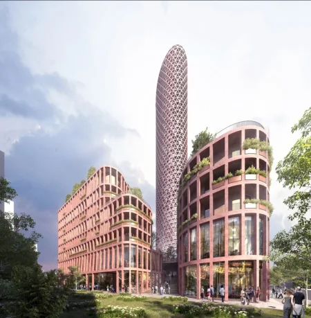 🏡OKAZION  Apartament 2+1+2 në Shitje – Lana Riverside Residences, Tiranë