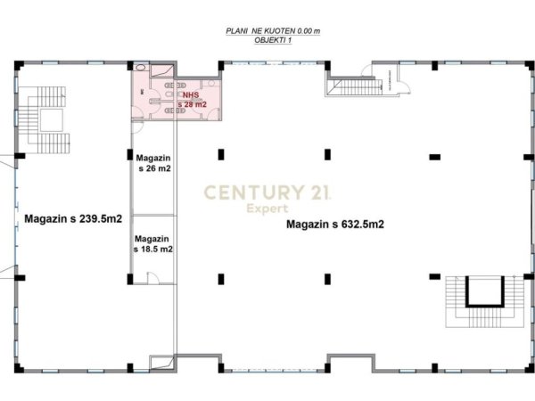 Tirane, jepet me qera ambjent biznesi Kati 0, 1.650 m² 4.000 € 