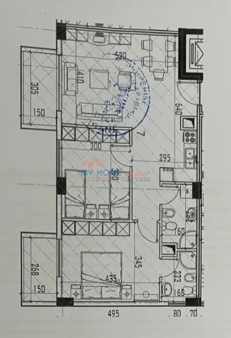Tirane, shitet apartament 2+1+Ballkon Kati 1, 92 m² 120.000 € (Shkoze)