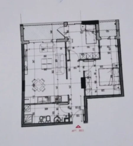 Tirane, shitet apartament 2+1 Kati 8, 90 m² 147.600 € 